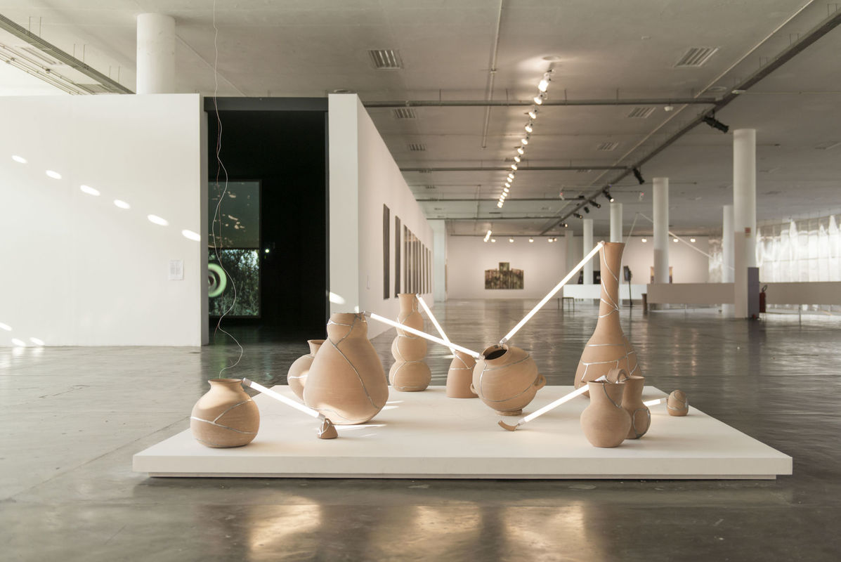 Vista das obras [view of the artworks] de [by] Ximena Garrido-Lecca na [at the] 34th Bienal de São Paulo. © Levi Fanan / Fundação Bienal de São Paulo
