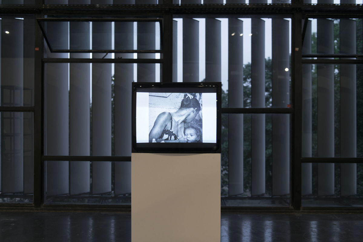 Vista das obras [view of the artworks by] de Frida Orupabo na [at the] 34ª Bienal de São Paulo. © Levi Fanan / Fundação Bienal de São Paulo